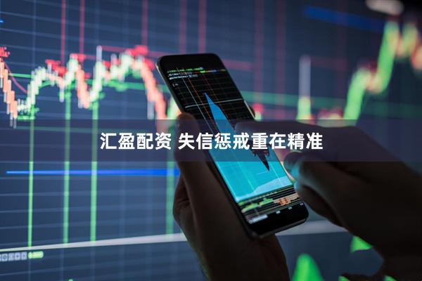 汇盈配资 失信惩戒重在精准