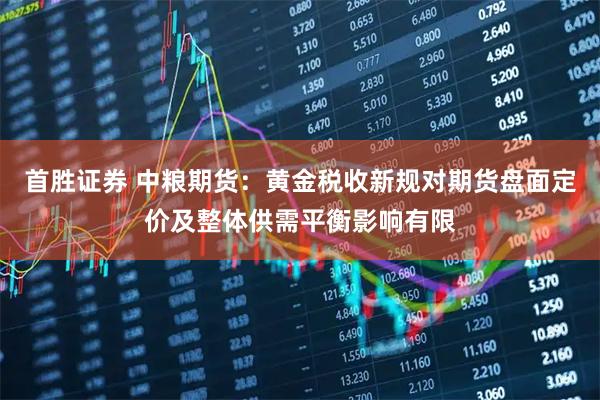 首胜证券 中粮期货：黄金税收新规对期货盘面定价及整体供需平衡影响有限